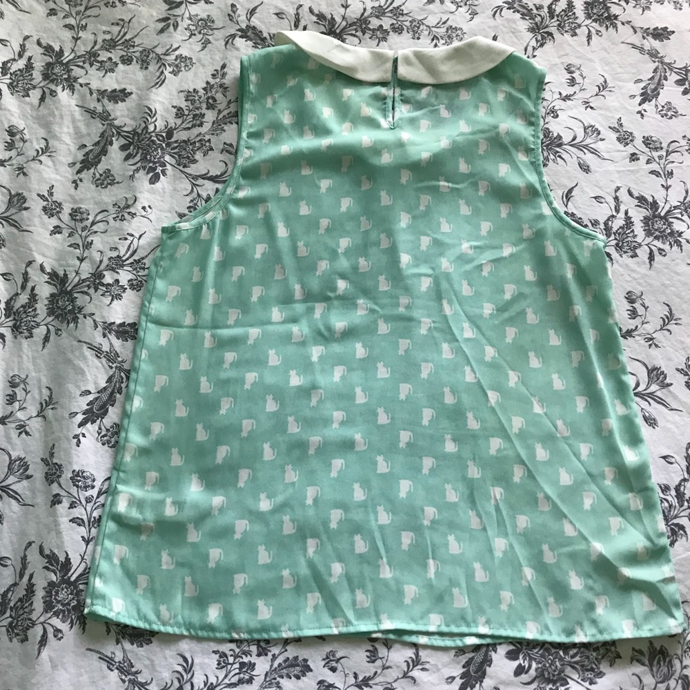 Collared Kitty Tank Top - Picture 2 of 4